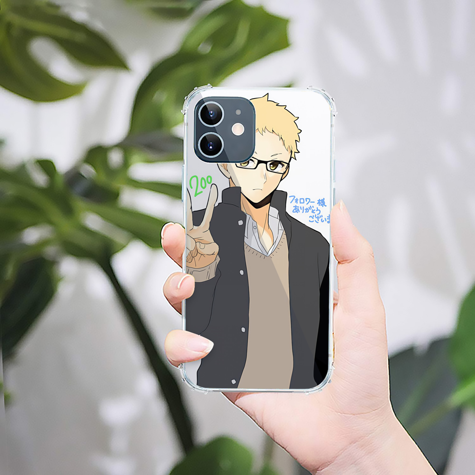 （画像用） ハイキュー!! Haikyu!! 【iPhone 12シリーズ対応】透明スマホケース（クリアソフトケース）